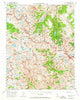 Mt. Goddard California Historical topographic map, 1:62500 scale, 15 X 15 Minute, Year 1957