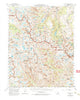 Mt. Goddard California Historical topographic map, 1:62500 scale, 15 X 15 Minute, Year 1957