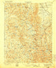Mt. Goddard California Historical topographic map, 1:125000 scale, 30 X 30 Minute, Year 1912
