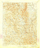 Mt. Goddard California Historical topographic map, 1:125000 scale, 30 X 30 Minute, Year 1912