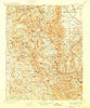 Mt. Goddard California Historical topographic map, 1:125000 scale, 30 X 30 Minute, Year 1912