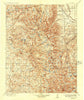 Mt. Goddard California Historical topographic map, 1:125000 scale, 30 X 30 Minute, Year 1912