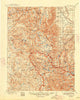 Mt. Goddard California Historical topographic map, 1:125000 scale, 30 X 30 Minute, Year 1912