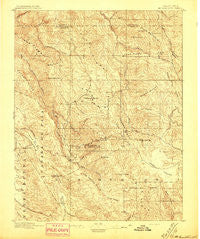 Mt. Hamilton California Historical topographic map, 1:62500 scale, 15 X 15 Minute, Year 1897