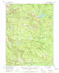 Mt. Harkness California Historical topographic map, 1:62500 scale, 15 X 15 Minute, Year 1956