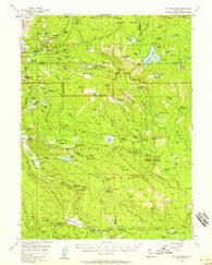 Mt. Harkness California Historical topographic map, 1:62500 scale, 15 X 15 Minute, Year 1956