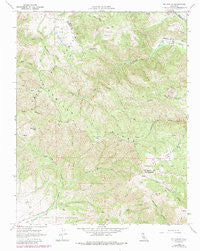 Mt. Harlan California Historical topographic map, 1:24000 scale, 7.5 X 7.5 Minute, Year 1968