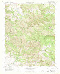 Mt. Harlan California Historical topographic map, 1:24000 scale, 7.5 X 7.5 Minute, Year 1968