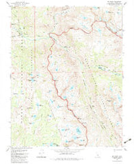 Mt. Henry California Historical topographic map, 1:24000 scale, 7.5 X 7.5 Minute, Year 1983