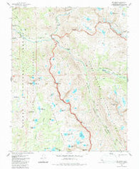 Mt. Henry California Historical topographic map, 1:24000 scale, 7.5 X 7.5 Minute, Year 1983