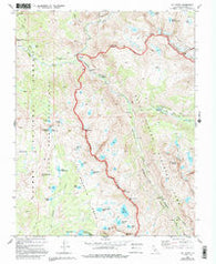 Mt. Henry California Historical topographic map, 1:24000 scale, 7.5 X 7.5 Minute, Year 1983