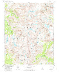 Mt. Hilgard California Historical topographic map, 1:24000 scale, 7.5 X 7.5 Minute, Year 1982