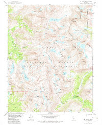 Mt. Hilgard California Historical topographic map, 1:24000 scale, 7.5 X 7.5 Minute, Year 1982