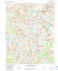 Mt. Hilgard California Historical topographic map, 1:24000 scale, 7.5 X 7.5 Minute, Year 1982