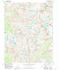Mt. Hilgard California Historical topographic map, 1:24000 scale, 7.5 X 7.5 Minute, Year 1982