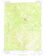 Mt. Ingalls California Historical topographic map, 1:24000 scale, 7.5 X 7.5 Minute, Year 1972