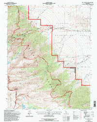 Mt. Langley California Historical topographic map, 1:24000 scale, 7.5 X 7.5 Minute, Year 1994