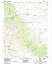 Mt. Langley California Historical topographic map, 1:24000 scale, 7.5 X 7.5 Minute, Year 1993