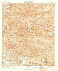 Mt. Lowe California Historical topographic map, 1:24000 scale, 7.5 X 7.5 Minute, Year 1939