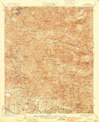 Mt. Lowe California Historical topographic map, 1:24000 scale, 7.5 X 7.5 Minute, Year 1939