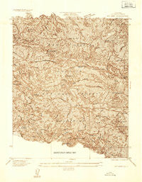 Mt. Lowe California Historical topographic map, 1:24000 scale, 7.5 X 7.5 Minute, Year 1934