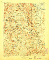 Mt. Lyell California Historical topographic map, 1:125000 scale, 30 X 30 Minute, Year 1901