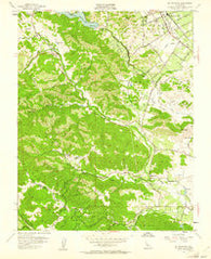 Mt. Madonna California Historical topographic map, 1:24000 scale, 7.5 X 7.5 Minute, Year 1955