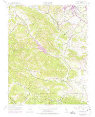 Mt. Madonna California Historical topographic map, 1:24000 scale, 7.5 X 7.5 Minute, Year 1955