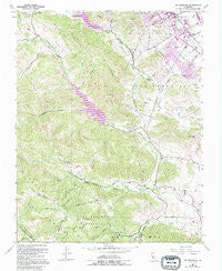 Mt. Madonna California Historical topographic map, 1:24000 scale, 7.5 X 7.5 Minute, Year 1955