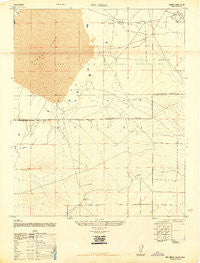 Mt. Mesa California Historical topographic map, 1:24000 scale, 7.5 X 7.5 Minute, Year 1947