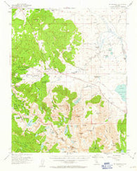 Mt. Morrison California Historical topographic map, 1:62500 scale, 15 X 15 Minute, Year 1953