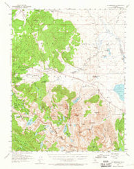 Mt. Morrison California Historical topographic map, 1:62500 scale, 15 X 15 Minute, Year 1953