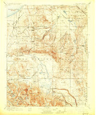 Mt. Morrison California Historical topographic map, 1:125000 scale, 30 X 30 Minute, Year 1914