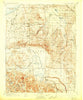 Mt. Morrison California Historical topographic map, 1:125000 scale, 30 X 30 Minute, Year 1914