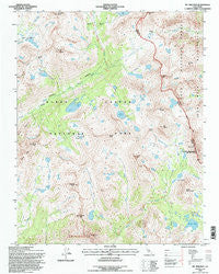 Mt. Pinchot California Historical topographic map, 1:24000 scale, 7.5 X 7.5 Minute, Year 1994