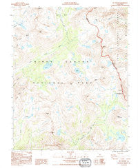Mt. Pinchot California Historical topographic map, 1:24000 scale, 7.5 X 7.5 Minute, Year 1992