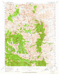 Mt. Pinchot California Historical topographic map, 1:62500 scale, 15 X 15 Minute, Year 1953