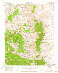 Mt. Pinchot California Historical topographic map, 1:62500 scale, 15 X 15 Minute, Year 1953