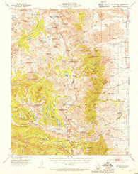 Mt. Pinchot California Historical topographic map, 1:62500 scale, 15 X 15 Minute, Year 1953