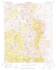 Mt. Pinchot California Historical topographic map, 1:62500 scale, 15 X 15 Minute, Year 1953