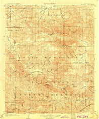 Mt. Pinos California Historical topographic map, 1:125000 scale, 30 X 30 Minute, Year 1903