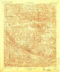 Mt. Pinos California Historical topographic map, 1:125000 scale, 30 X 30 Minute, Year 1903