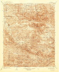 Mt. Pinos California Historical topographic map, 1:125000 scale, 30 X 30 Minute, Year 1903