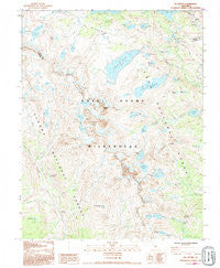 Mt. Ritter California Historical topographic map, 1:24000 scale, 7.5 X 7.5 Minute, Year 1992