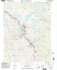 Mt. Ritter California Historical topographic map, 1:24000 scale, 7.5 X 7.5 Minute, Year 2004
