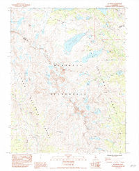 Mt. Ritter California Historical topographic map, 1:24000 scale, 7.5 X 7.5 Minute, Year 1983