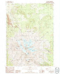 Mt. Shasta California Historical topographic map, 1:24000 scale, 7.5 X 7.5 Minute, Year 1986