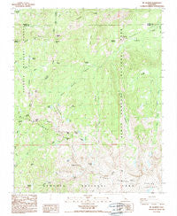 Mt. Silliman California Historical topographic map, 1:24000 scale, 7.5 X 7.5 Minute, Year 1988