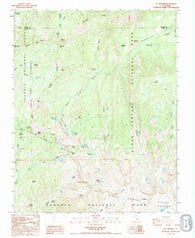 Mt. Silliman California Historical topographic map, 1:24000 scale, 7.5 X 7.5 Minute, Year 1993