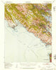 Mt. Tamalpais California Historical topographic map, 1:62500 scale, 15 X 15 Minute, Year 1950